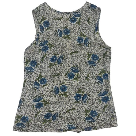 Ric Rac Sleeveless Floral Shirt Size S - Picture 2 of 6